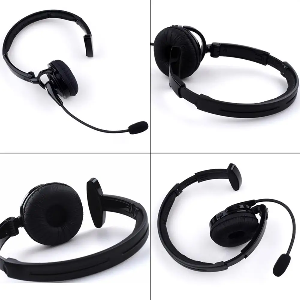 

Bluetooth Wireless Headset Handfree Support Noise Reduction Voice Dialing Mute Long Standby For PS3 Game Consoles Head Boom Mic
