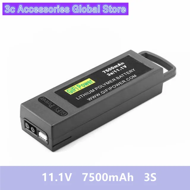 Cheap Gifi Power Upgrade 7500mAh 3S 11.1V LiPo Battery For Yuneec Q500 Q500+ 4K PRO For Typhoon RC Drone quadcopter Lithium polymer Cheap Gifi Power Upgrade 7500mAh 3S 11.1V LiPo Battery For Yuneec Q500 Q500+ 4K PRO For Typhoon RC Drone quadcopter Lithium polymer