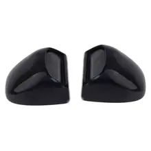 2x Black License Plate Light Lens for 99-13 GMC Chevrolet Sierra Silverado Truck