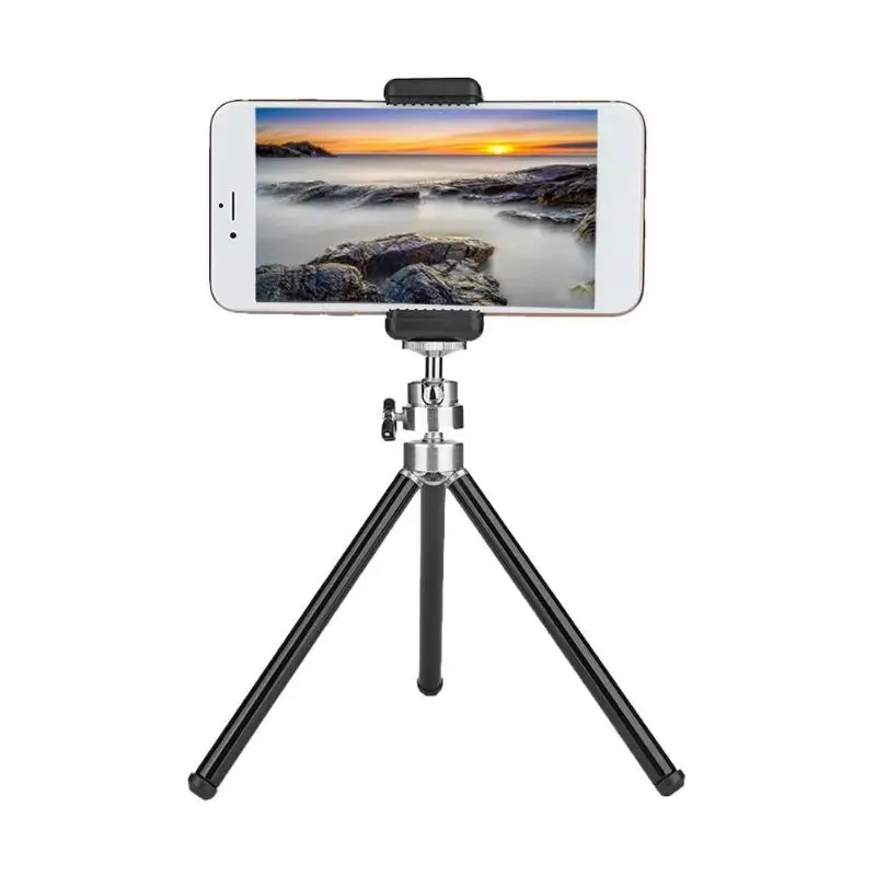 Rotate Stable Universal Aluminum Tripod Bracket with E Clip for Camera