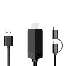 Mira экран Micro usb Тип C кабель экран зеркальное отображение ТВ-палка для Android HD ТВ адаптер HDMI Потоковая поддержка Google Home& хром