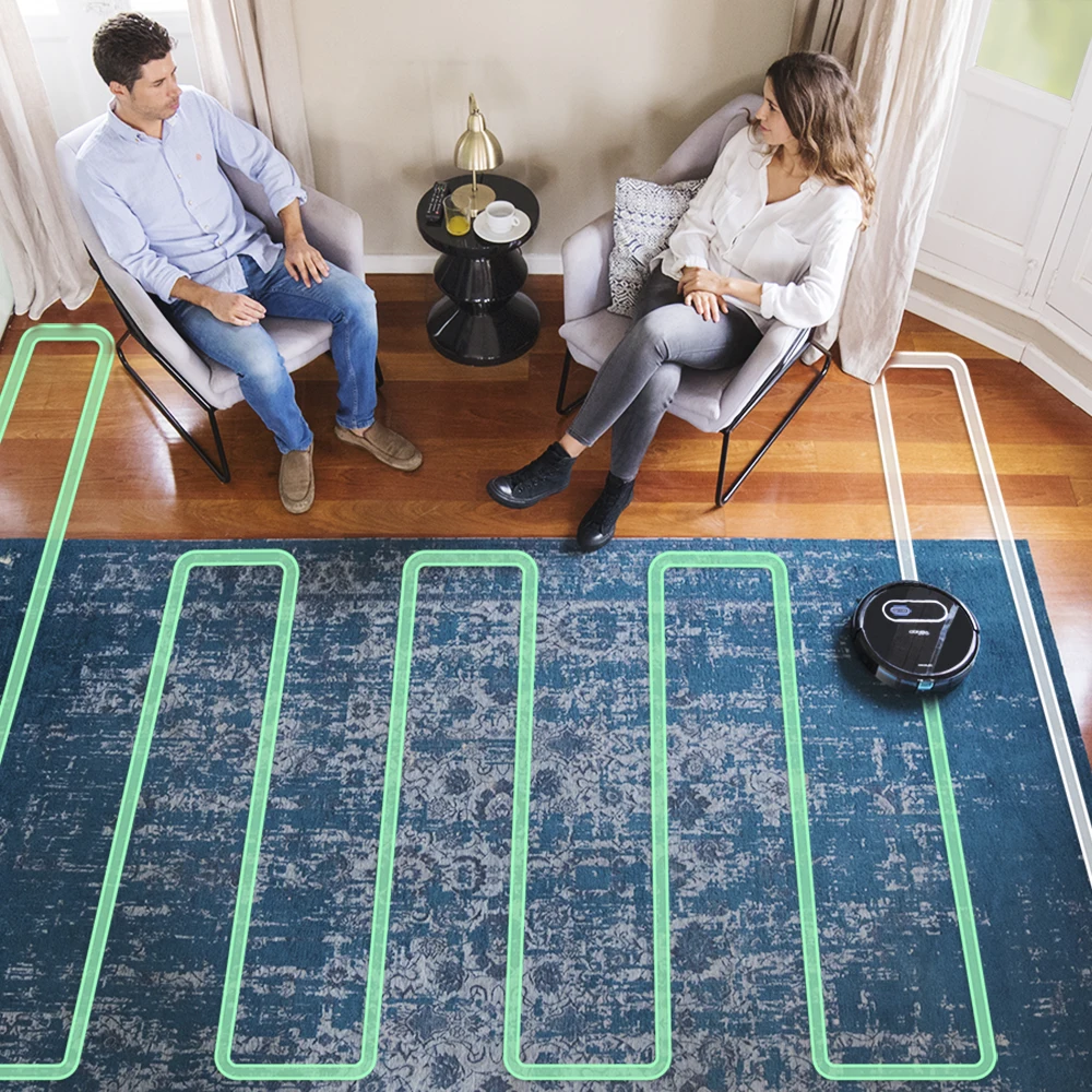 Cecotec Robot Vacuum Cleaner Conga Series 1190 Intelligent and Neat 4 in 1 with 3 Levels Scrubbing Cleaner Deluxe System