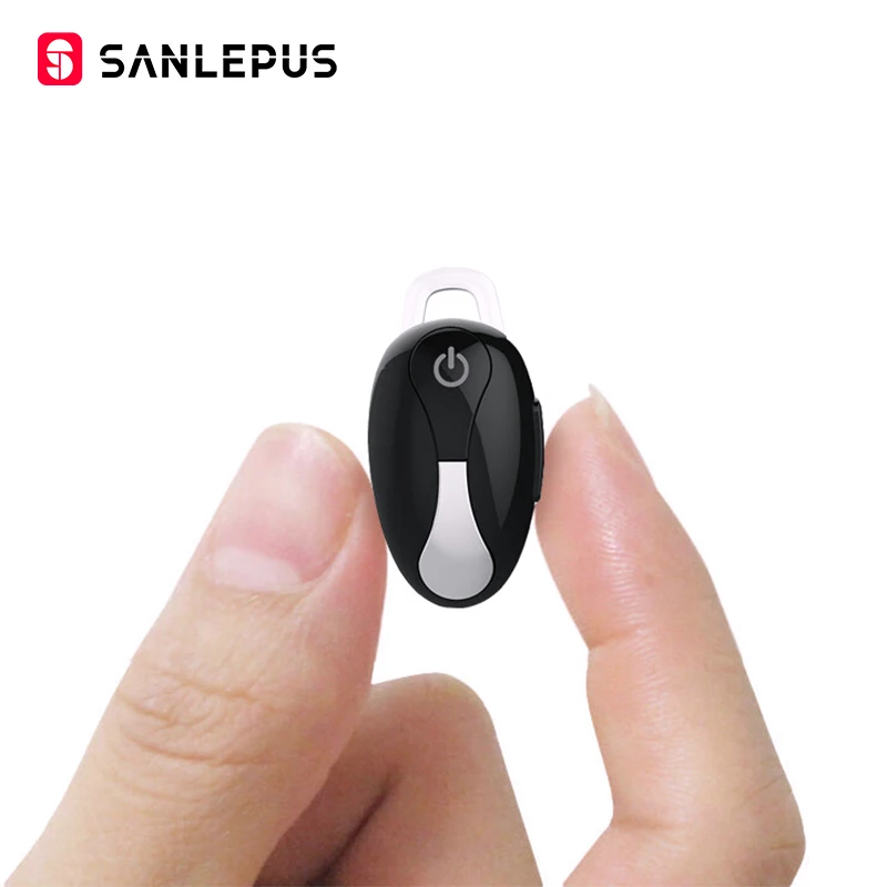 SANLEPU Mini Bluetooth Earphone Bluetooth Headset Wireless Earbud Earphone Hands free For Car Driving Phone Sport