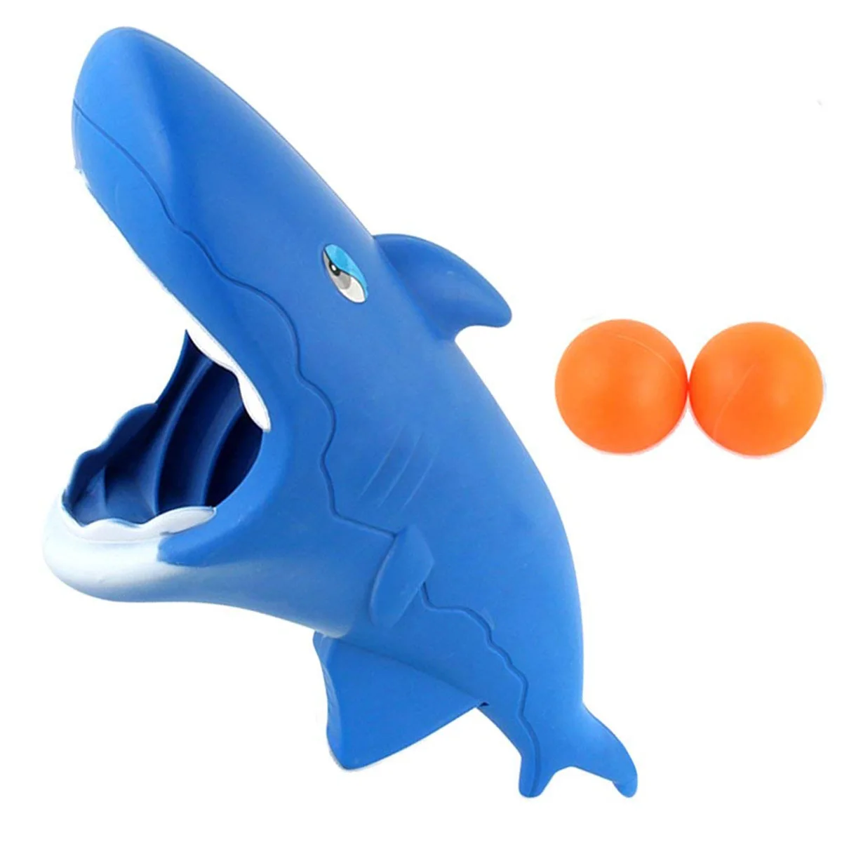 1 компл.. Акула моделирование катапульта Запуск приклад прыгающий мяч игрушки для детей запуск и поймать мяч игрушка