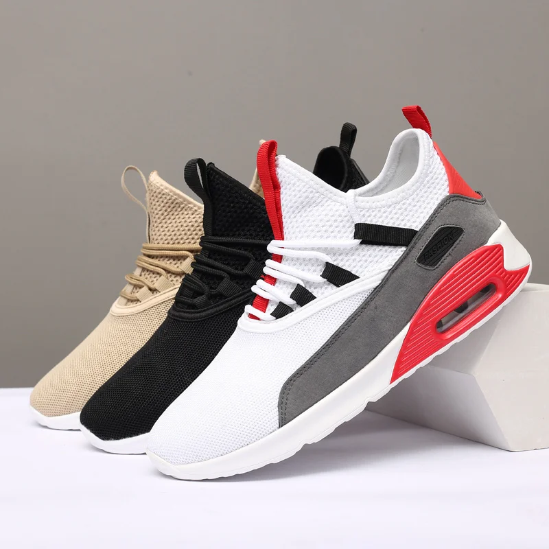 

Qzhsmy 2019 New Mesh Men running shoes Summer Trainers Lightweight Shoes High Quality Comfortable Breathable Walking Sneakers