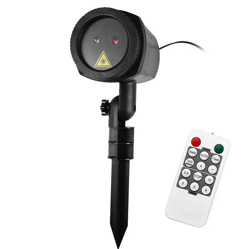 

12Patterns Christmas Stars laser light shower RF remote control RG laser dynamic waterproof Outdoor Garden Xmas decorative lawn