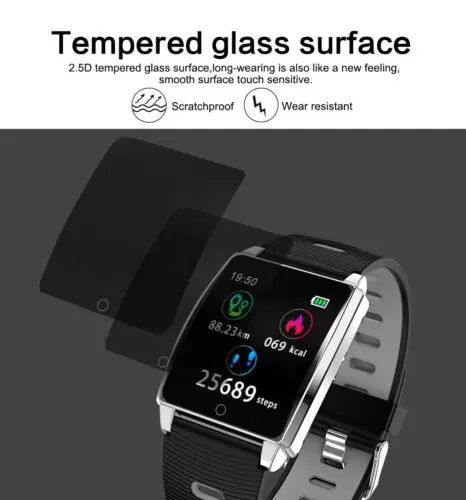 Fitness Smart Watch Activity Tracker Women Men Fitbit Android iOS Heart Rate Hot Wristbands