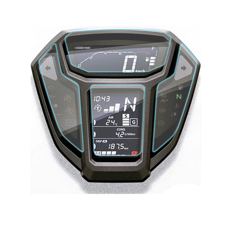 Motorcycle Speed Instrument Scratch-Proof Uv Protection Film Protective For Honda Africa Twin Crf1000L | Автомобили и мотоциклы