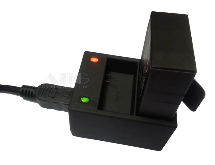 Мини видеокамера аксессуары Двойной аккумулятор зарядное устройство для GoPro Hero 3 AHDBT-201/301 батарея