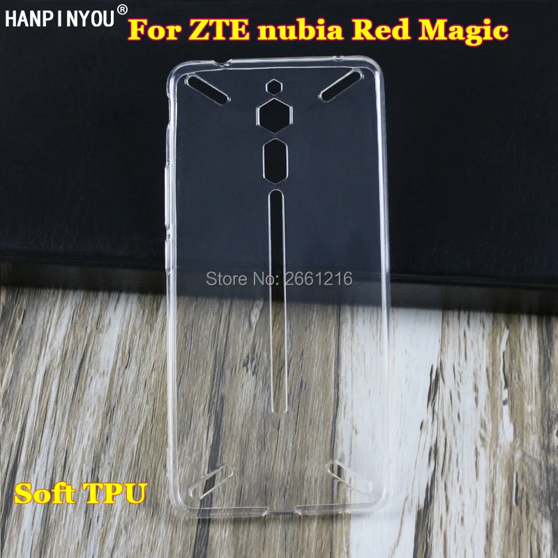 

For ZTE nubia Red Magic / 3 / Mars Ultra Thin Soft TPU Silicon Gel Transparent Camera Protect Case Back Cover