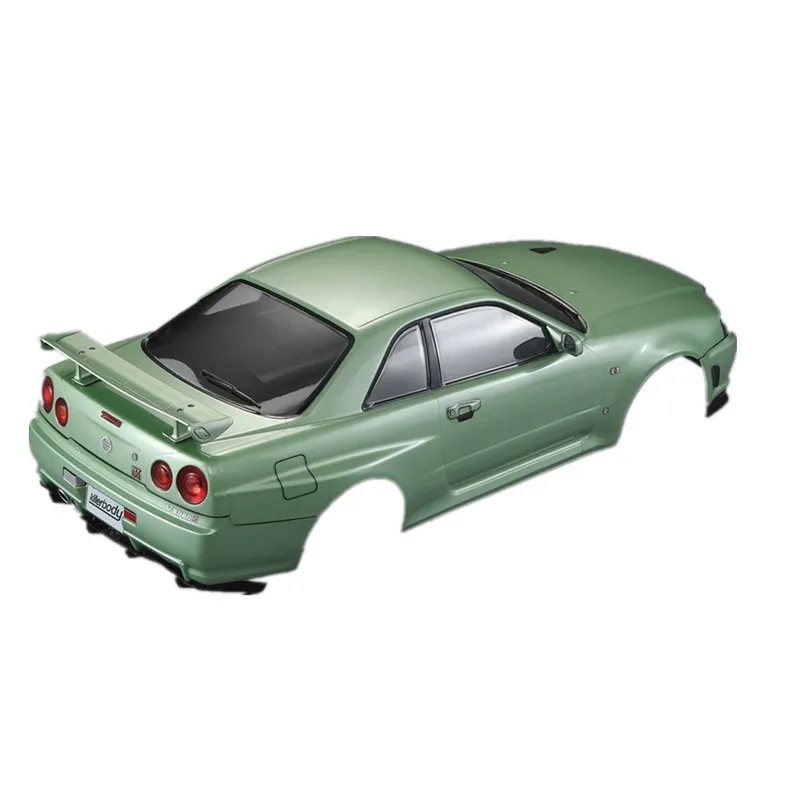 Killerbody 48645 для автомобиля 1:10 RC NISSAN SKYLINE (R34) готовый корпус Champaign gold 1/10 Touring Gold