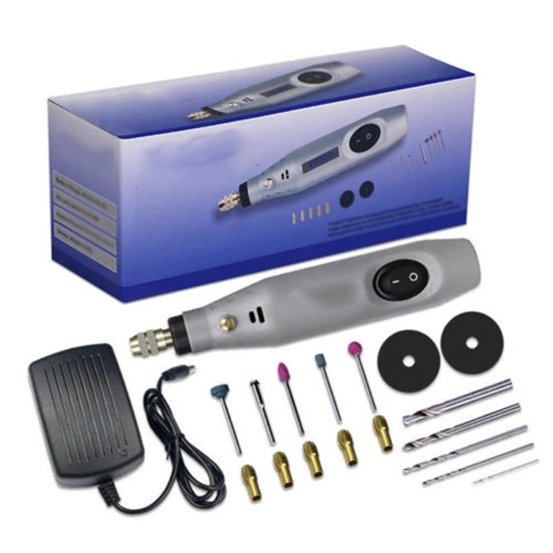 

Mini Grinder Electric Drill Grinding Engraving Machine US Plug EST Tools