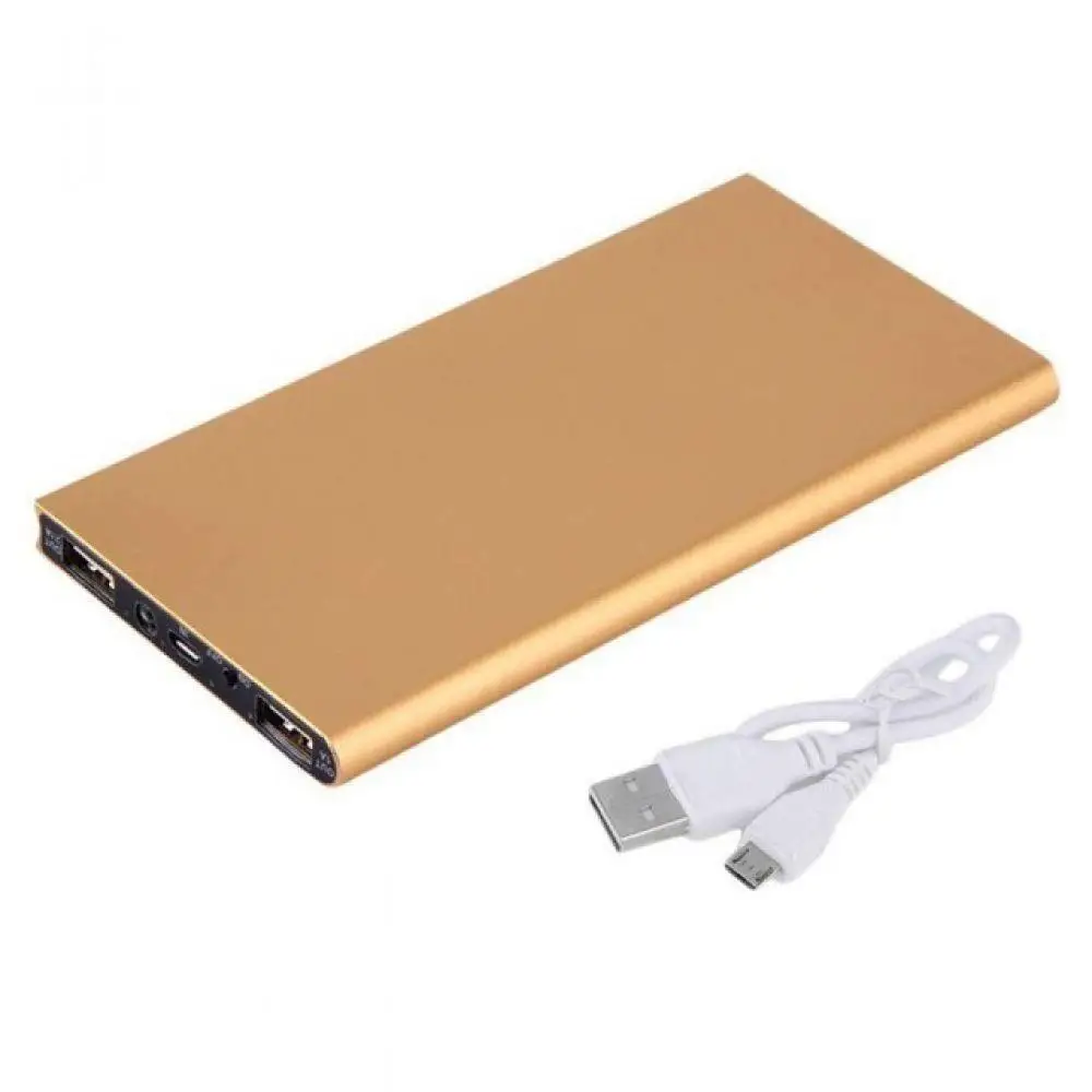 20000mAH Power Bank USB Powerbank Charger for Phone Portable Ultra Thin External Battery with LED Light 5V/2.1A Powerbank