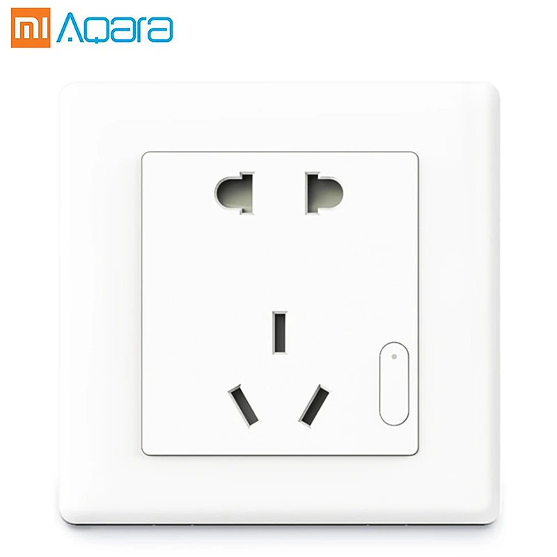 

Aqara Smart Socket Wall Outlet ZigBee wireless Wifi Remote Control Work for with Xiaomi Socket mijia app Smart home kits new