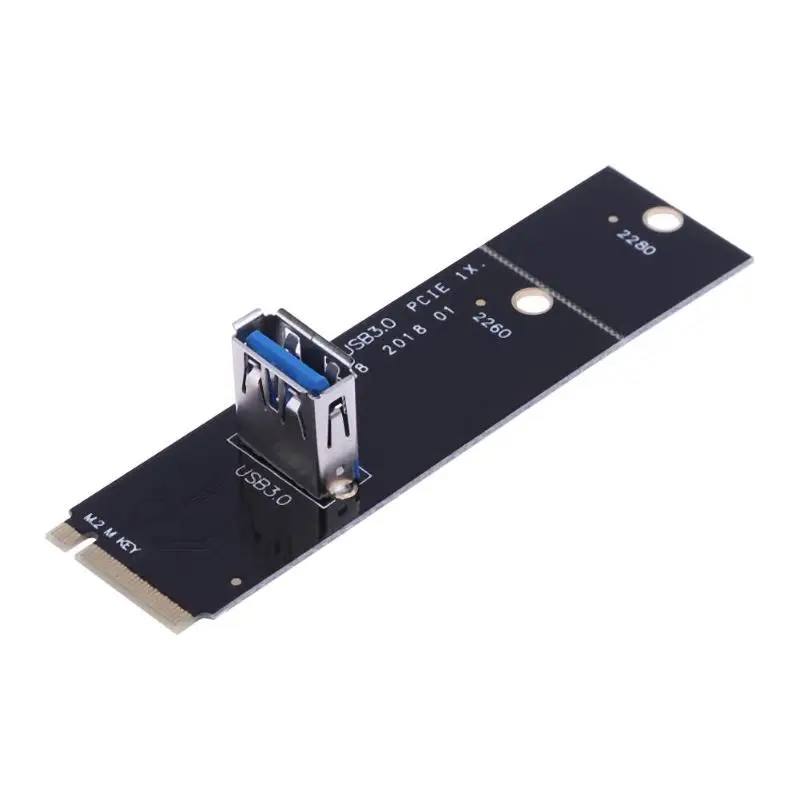 Конвертер M.2/NGFF на USB3.0 PCI E X16 адаптер для майнинга графическая плата