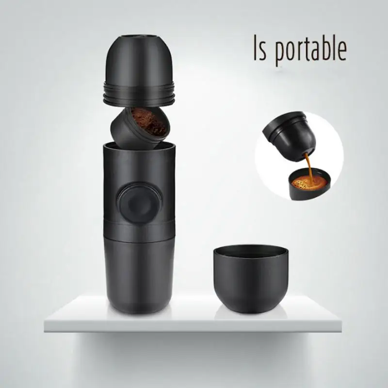 

Mini Coffee Machine Manual Coffee Maker Portable Pressure Espresso Coffee Maker Handheld Espresso Maker For Home Traveller Cup