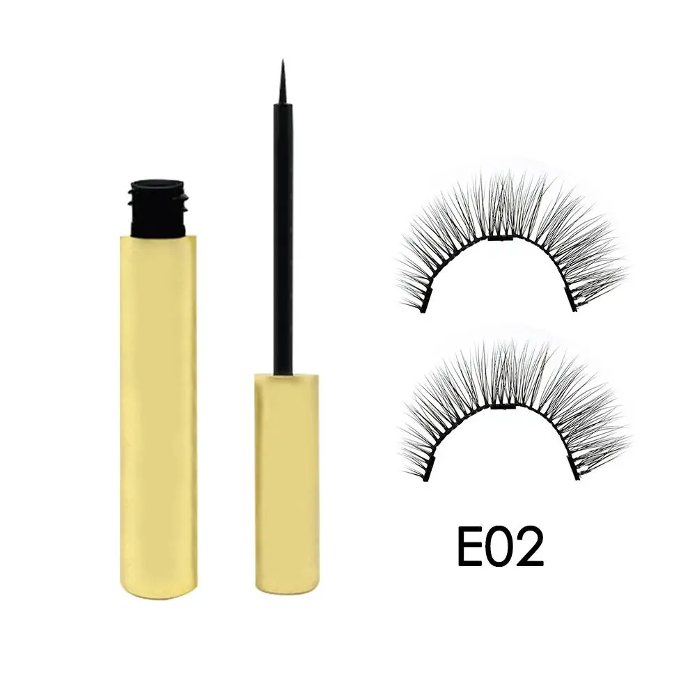 1 Pair Magnetic Liquid Eyeliner With A Three-magnetic False Eyelashes Waterproof Magnetic Liquid Eyeliner For 3d Mink Eyelash 1 Pair Magnetic Liquid Eyeliner With A Three-magnetic False Eyelashes Waterproof Magnetic Liquid Eyeliner For 3d Mink Eyelash