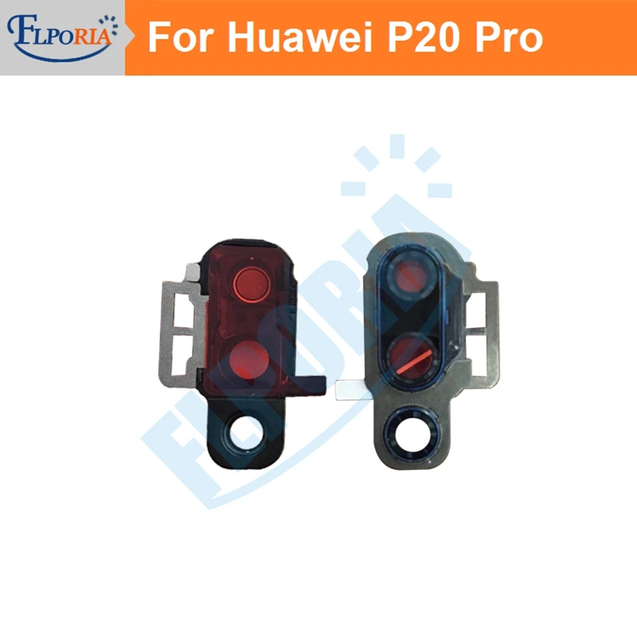 

For Huawei P20 Pro Back Camera Glass Lens with Frame Main Rear Camera Lens Cover For Huawei P20Pro Repair Spare Parts