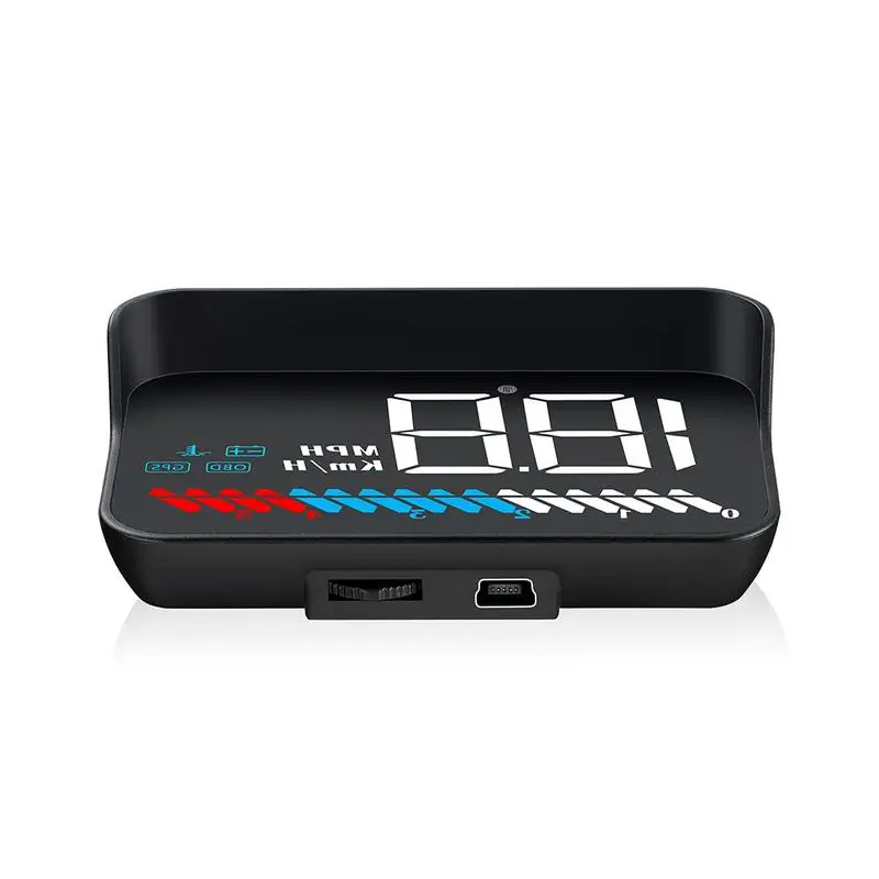 

Car HUD Head-Up Display GPS Speedometer Head-Up Display OBD Overspeed Warning System Windshield Projector With Sun Hood Bracket