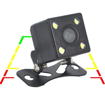 

Car Rear View Camera 4 LED Night Vision Wide Angle HD Color Image Waterproof Universal Backup Parking Reverse Camera Car