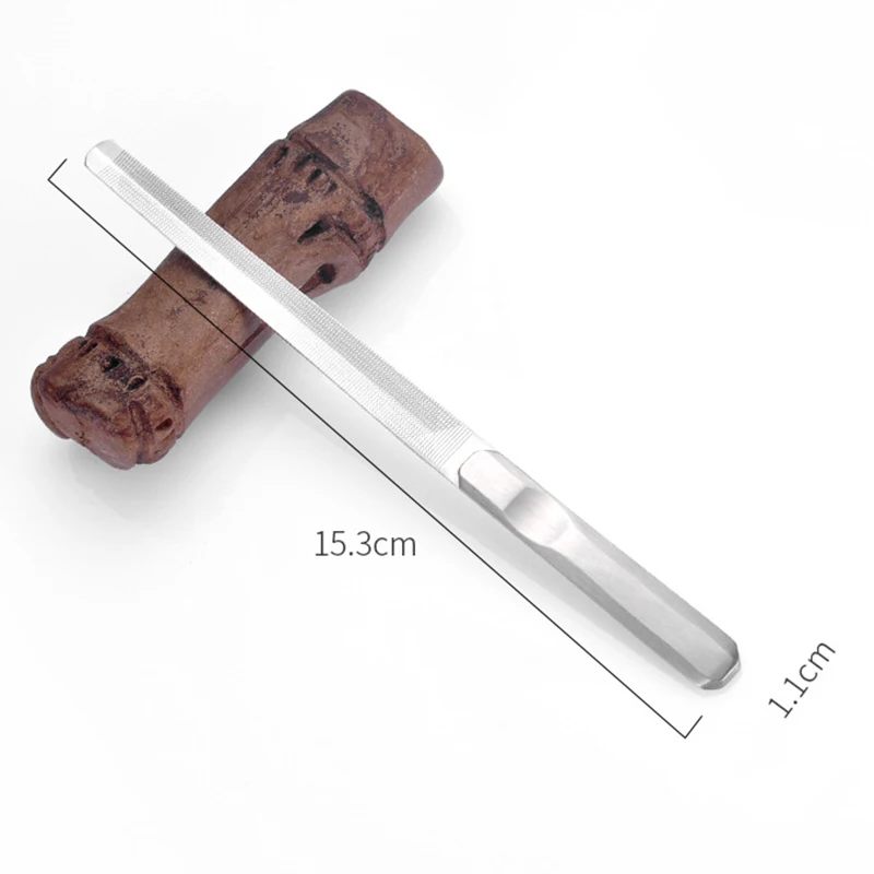 

Professional Stainless Steel Nail Art File Double Sided Manicure Tool 3 Size