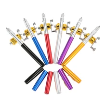 Мини-удочка, катушка, комбинированный набор, портативная карманная ручка, телескопическая ручка, форма, Удочка с удочкой, катушка леска, Мягкая приманка, крючок приманки