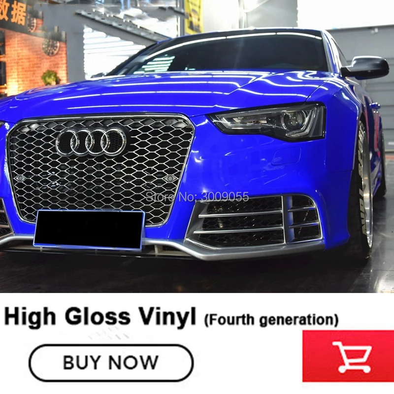 

Best vehicle wrapping Wrapping Film Car Wrap Gloss Dark Blue High-end Self-adhesive for High-end car real picture