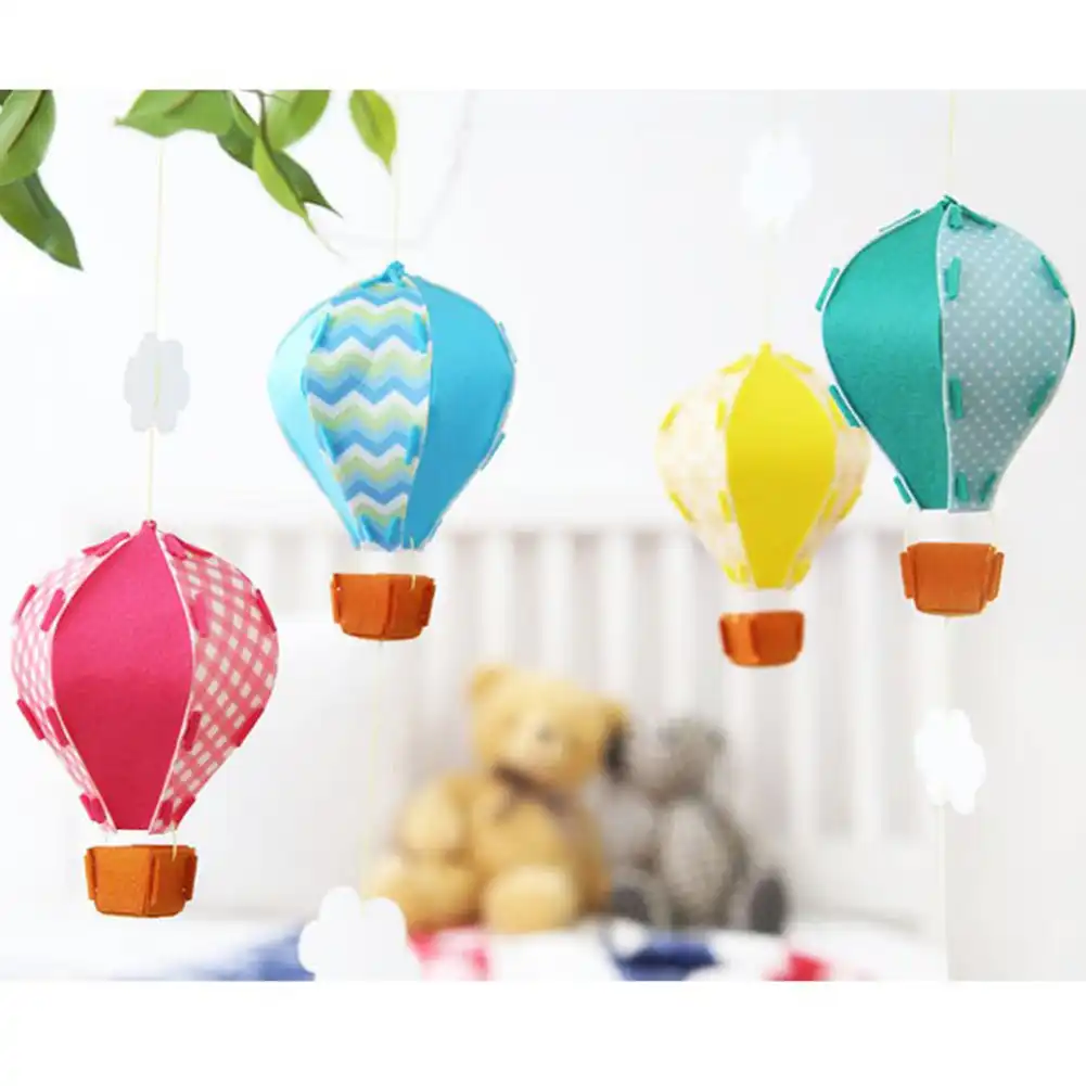 Hot Air Balloon Decorations 3d Felt Ceiling Hanging Garland