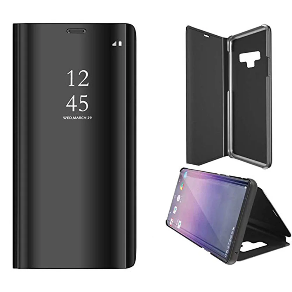 

Smart Mirror Cases For Samsung Galaxy S7 S8 S9 Plus Note 8 9 A5 A7 A8 J3 J4 J6 J7 J8 2017 Pro 2018 Flip Stand Leather Capa Cover