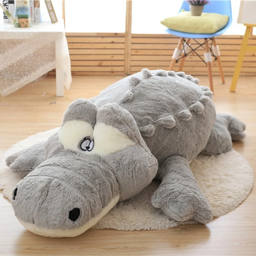 Плюшевая игрушка крокодил декоративная подушка хлопок мягкие животные большой милый подушки Детские подарок игрушечные лошадки для детей