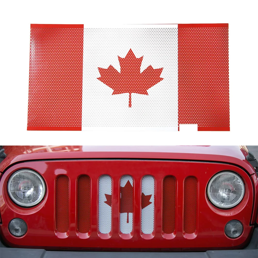 

Front Grille Mesh Insert for Jeep Wrangler 2007-2018 Auto Accessories