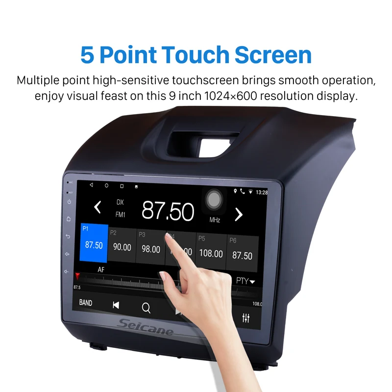Top Seicane 9 inch  Android 9.0 for Chevy Chevrolet S10 2015-2018 ISUZU D-Max Car Radio GPS navigation Player Support Rear camera 1