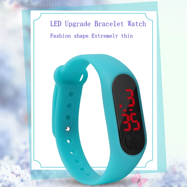 New Fashion Children's Watches LED Digital Display Bracelet Watch Students Silic New Fashion Children's Watches LED Digital Display Bracelet Watch Students Silic