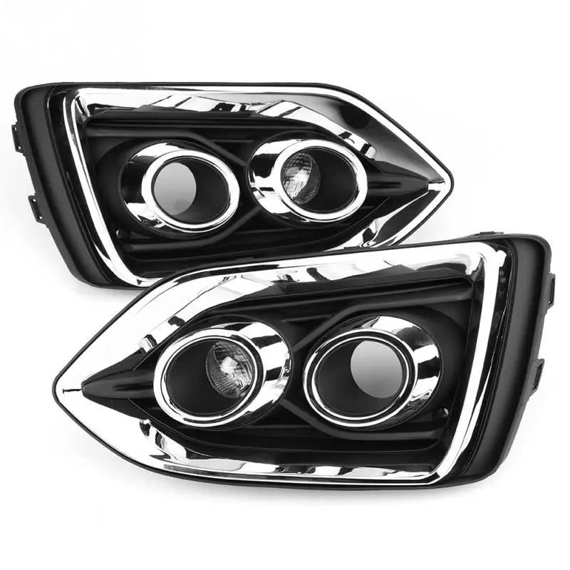 1 Pair Car Daytime Running Light DRL LED Daylight Fog Lamp for Hyundai