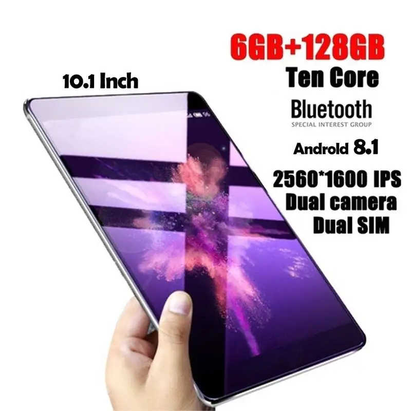 

New Tablet 10.1 Polegada Tablet Ten-Core MT6797 Call HD Screen WiFi Bluetooth Tablet Wifi Game Pad Auto Electric Cable Accessory