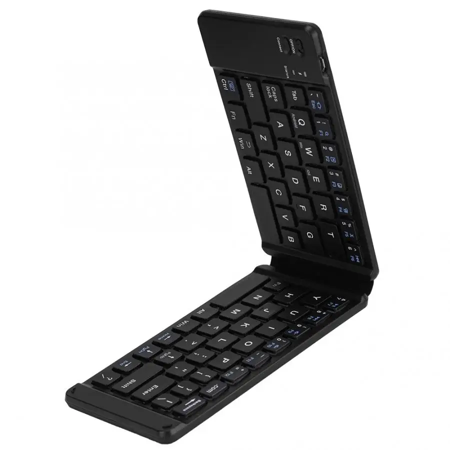 Wireless Keyboard Keyboard Cover Pocket Portable Universal Foldable Wireless Bluetooth Keyboard For Tablet Phone Black Gaming