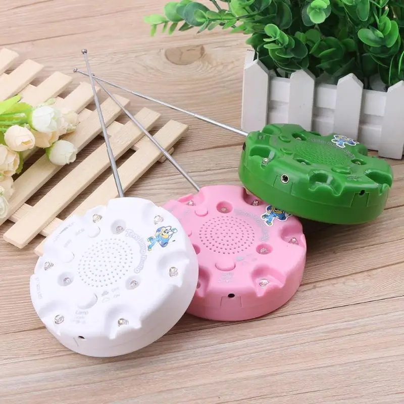 

FM 9 LED Multifunctional Emergence Radio Camping Lamp Tent Light Portable Miniature lovely Radio Nighttime Lighting Radio