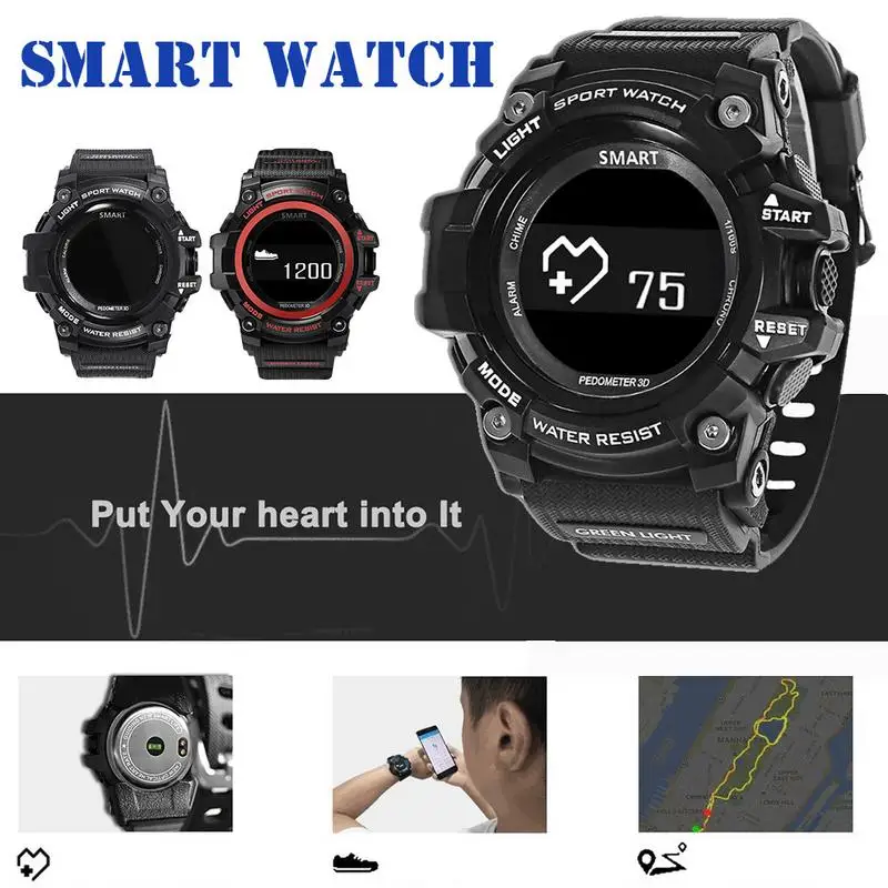 New Zeblaze MUSCLE HR Sports Smartwatch GPS Waterproof Wearable Device Heart Rate Monitor Bluetooth Smart Watch For Android IOS