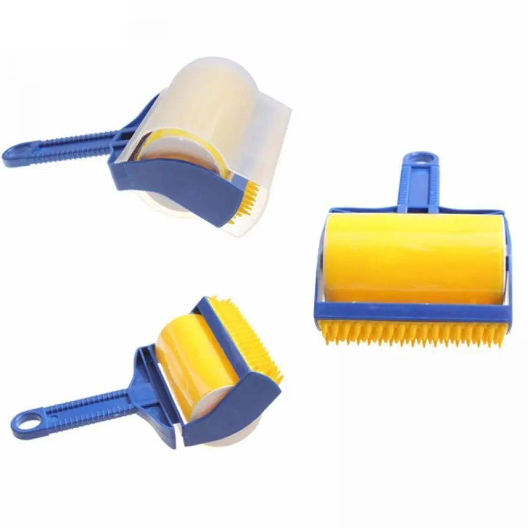 Sticky Washable Roller Lint Reusable Home Brush Blue Portable Lint