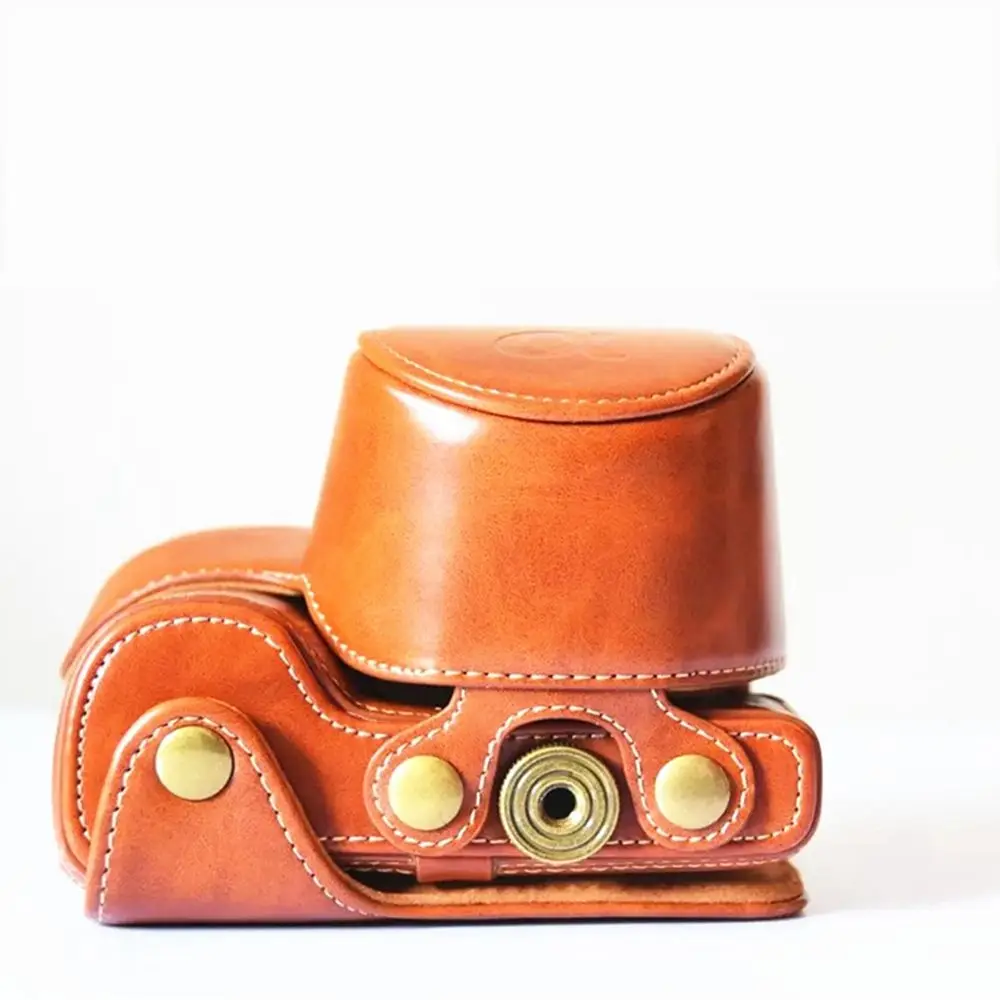 

For Sony A6400 A6300 A6000 Camera Protector Cover Cases Anti-shock Vintage PU Leather Camera Bag Cameras Accessory High Quality