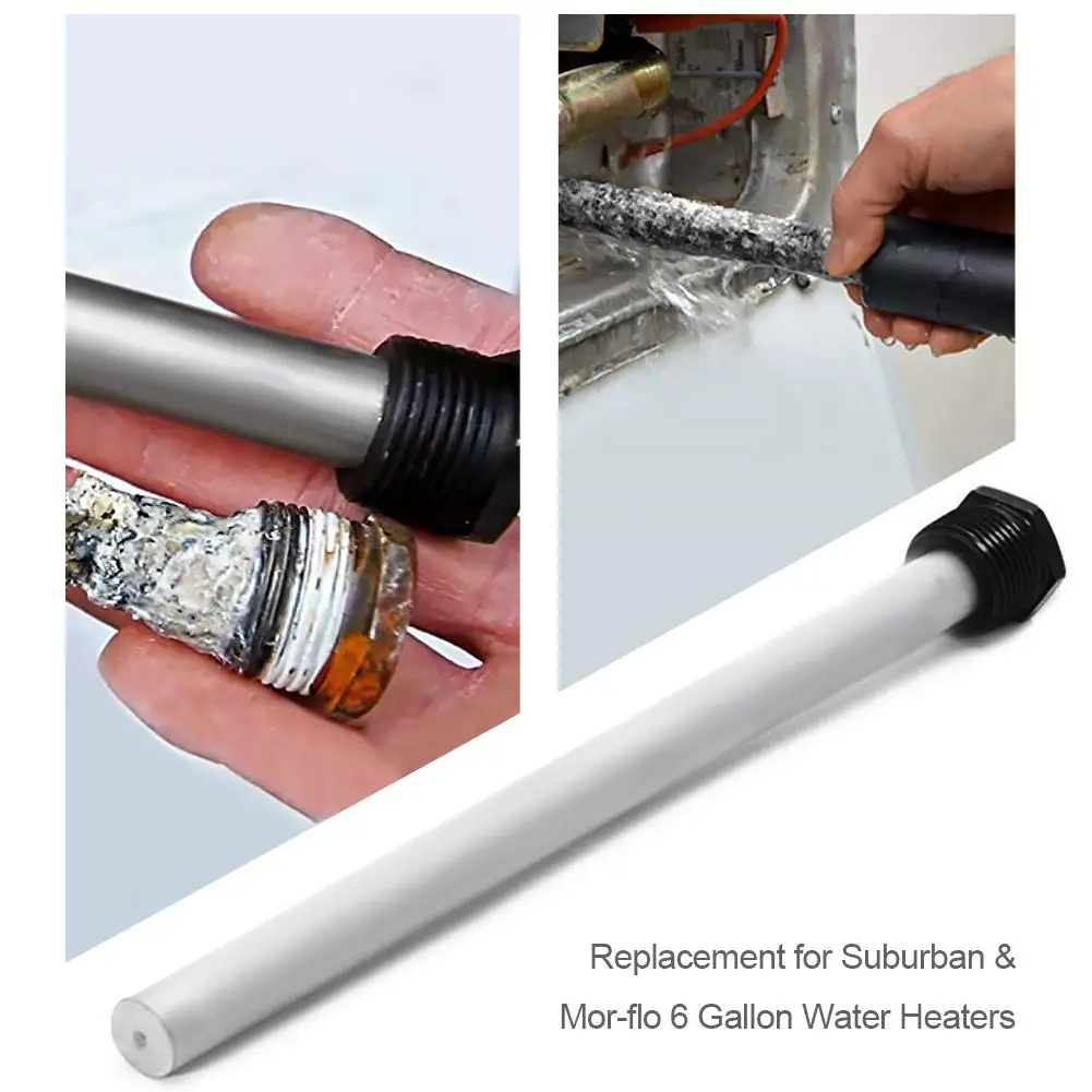 RV Anode Rod Magnesium For Suburban Mor-Flo 6 Gallon Water Heater Tank Drain Water From The Tank