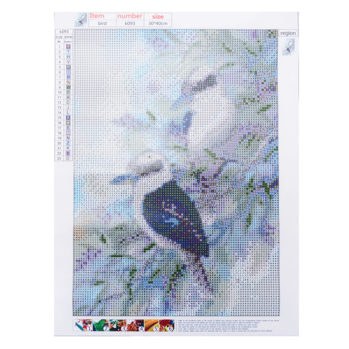 

5D DIY Diamond Painting Birds in Tree Branch Embroidery Cross Craft Stitch Kit Home Living Room Wall Painting Decor