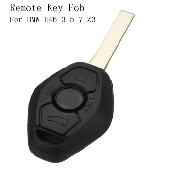 

3 Button Diamond Remote Key Case For BMW E46 3 5 7 Z3 Full Repair Kit + Battery