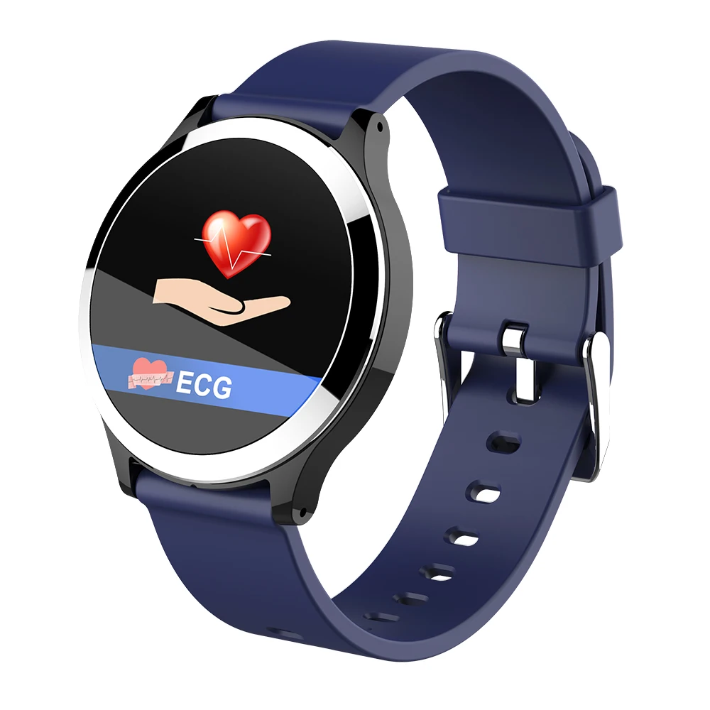 

B67 ECG+PPG Smart Watch 1.22inch IPS Blood Pressure Heart Rate IP67 Waterproof Real-time Message Reminder Smartwatch Wristband