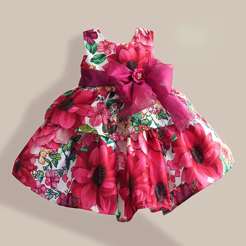 Infantis Bow Party Dresses Super 1