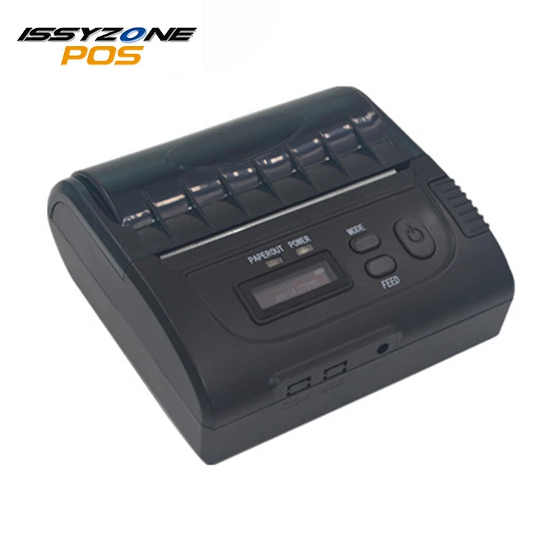 

ISSYZONEPOS 80mm Thermal Printer Bluetooth Mobile Receipt Mini Printer Ticket Light For Android/Windows ESC/POS/ Kinds Languages