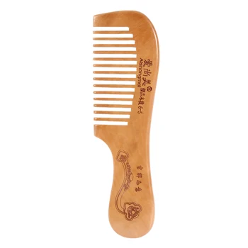 

1 Pc Wooden Hair Comb Natural Hair Health Care Scalp Massage Wood Hair Brush With Handle Beauty Styling Accessories