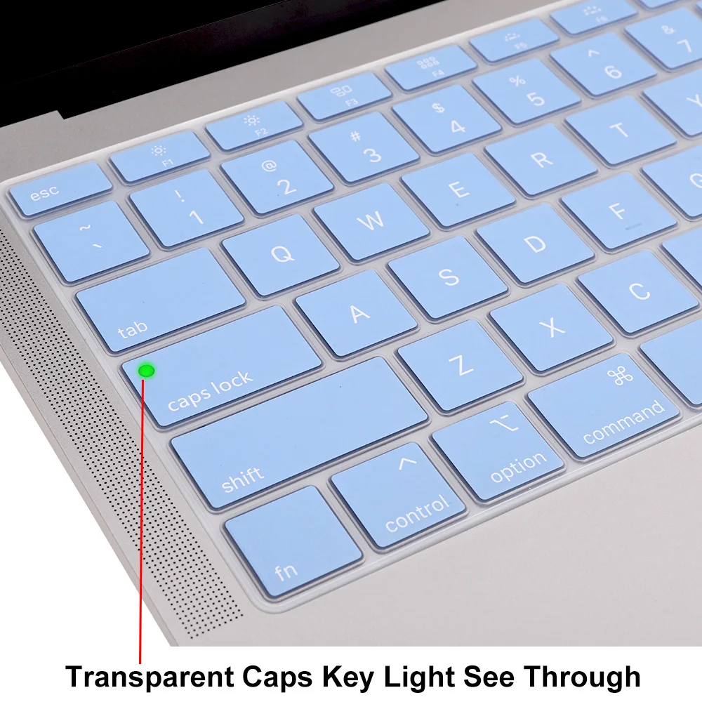 Чехол для клавиатуры Redlai с английской раскладкой MacBook Air 13 2018 A1932 Retina fit Touch ID Мягкий
