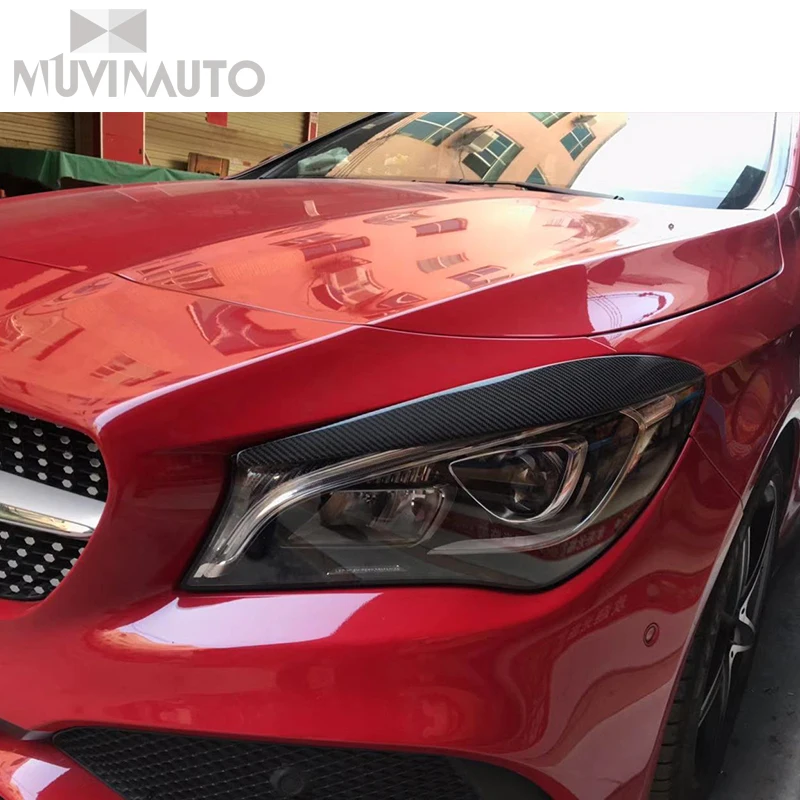 Для Benz CLA W117 лампа из углеродного волокна для бровей CLA 180 200 220 260 CLA углеродного волокна для бровей