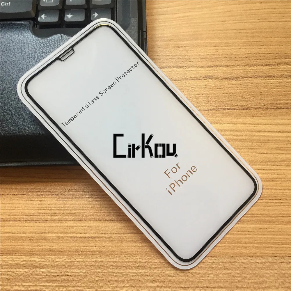 Для iPhone 11 Pro X XS 5 8 ''полный клей AB полное покрытие 2.5D 0 33 мм 100% Закаленное стекло